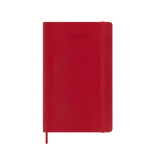 Kalendarz tygodniowy MOLESKINE 2024/25, 18M, L, miękka oprawa, 13x21cm, scarlet red