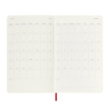 Kalendarz tygodniowy MOLESKINE 2024/25, 18M, L, miękka oprawa, 13x21cm, scarlet red