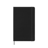 Kalendarz tygodniowy MOLESKINE 2024/25, 18M, L, twarda oprawa, 13x21cm, czarny