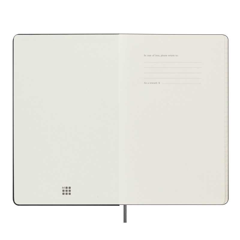 Kalendarz tygodniowy MOLESKINE 2024/25, 18M, L, twarda oprawa, 13x21cm, czarny