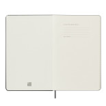 Kalendarz tygodniowy MOLESKINE 2024/25, 18M, L, twarda oprawa, 13x21cm, czarny