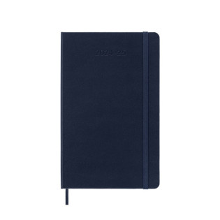 Kalendarz tygodniowy MOLESKINE 2024/25, 18M, L, twarda oprawa, 13x21cm, sapphire blue
