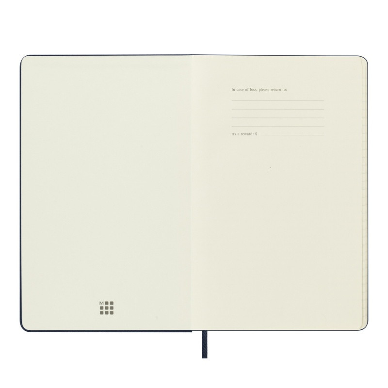 Kalendarz tygodniowy MOLESKINE 2024/25, 18M, L, twarda oprawa, 13x21cm, sapphire blue