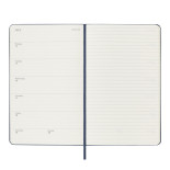 Kalendarz tygodniowy MOLESKINE 2024/25, 18M, L, twarda oprawa, 13x21cm, sapphire blue
