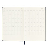 Kalendarz tygodniowy MOLESKINE 2024/25, 18M, L, twarda oprawa, 13x21cm, sapphire blue