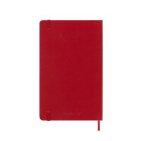 Kalendarz tygodniowy MOLESKINE 2024/25, 18M, L, twarda oprawa, 13x21cm, scarlet red