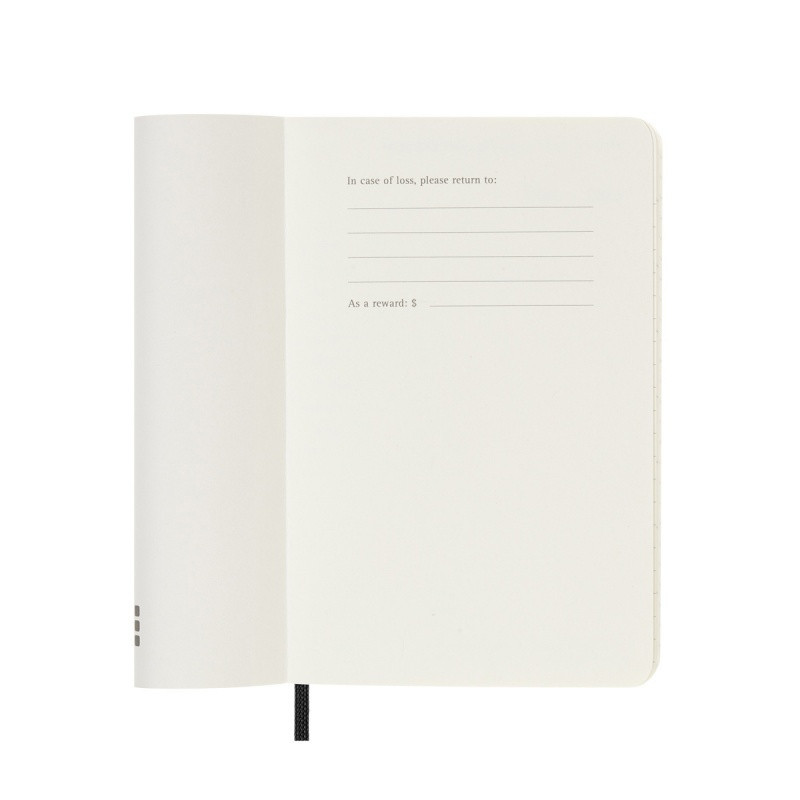 Kalendarz tygodniowy MOLESKINE 2024/25, 18M, P, miękka oprawa, 9x14cm, czarny