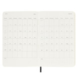 Kalendarz tygodniowy MOLESKINE 2024/25, 18M, P, miękka oprawa, 9x14cm, czarny