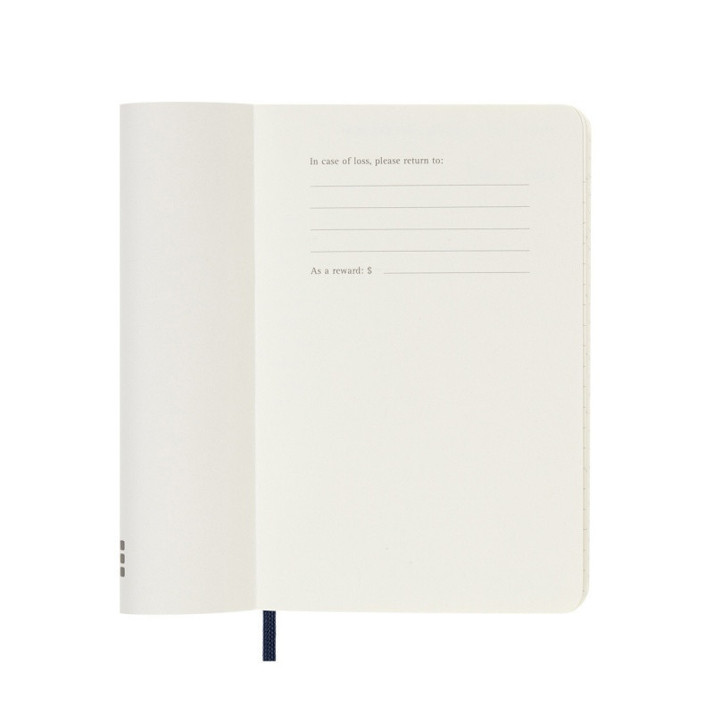 Kalendarz tygodniowy MOLESKINE 2024/25, 18M, P, miękka oprawa, 9x14cm, sapphire blue