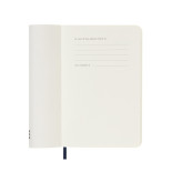 Kalendarz tygodniowy MOLESKINE 2024/25, 18M, P, miękka oprawa, 9x14cm, sapphire blue