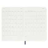 Kalendarz tygodniowy MOLESKINE 2024/25, 18M, P, miękka oprawa, 9x14cm, sapphire blue