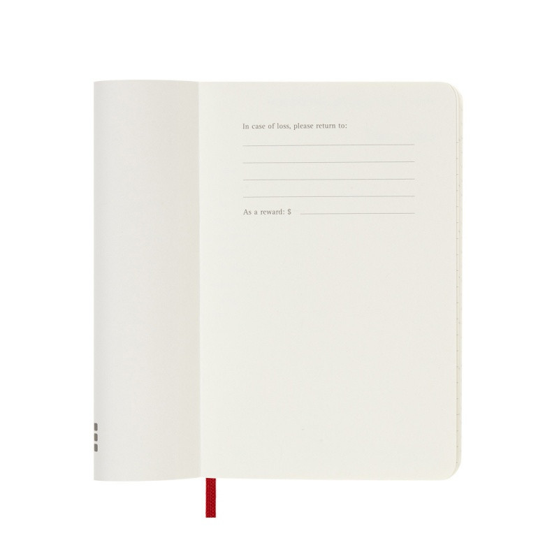 Kalendarz tygodniowy MOLESKINE 2024/25, 18M, P, miękka oprawa, 9x14cm, scarlet red