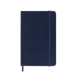 Kalendarz tygodniowy MOLESKINE 2024/25, 18M, P, twarda oprawa, 9x14cm, sapphire blue