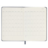 Kalendarz tygodniowy MOLESKINE 2024/25, 18M, P, twarda oprawa, 9x14cm, sapphire blue