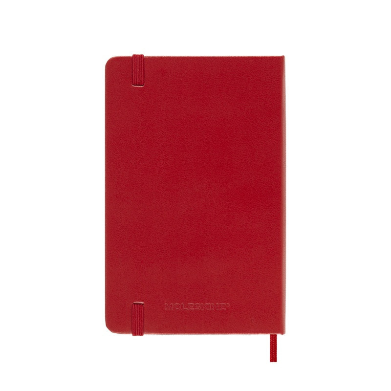 Kalendarz tygodniowy MOLESKINE 2024/25, 18M, P, twarda oprawa, 9x14cm, scarlet red