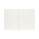 Kalendarz tygodniowy MOLESKINE 2024/25, 18M, XL, miękka oprawa, 19x25cm, czarny