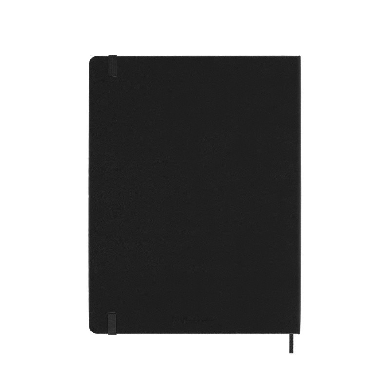 Kalendarz tygodniowy MOLESKINE 2024/25, 18M, XL, twarda oprawa, 19x25cm, czarny