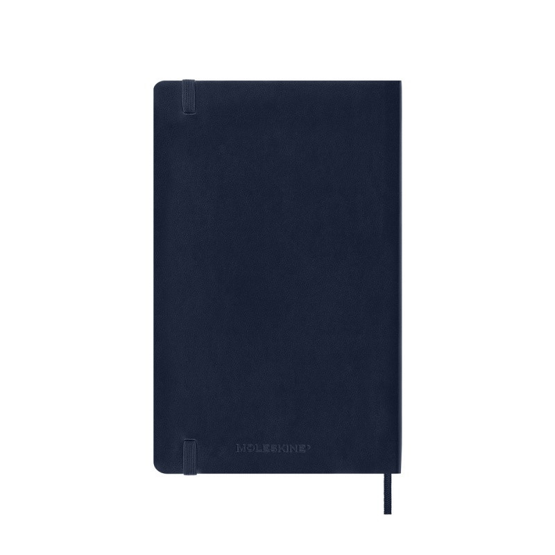 Kalendarz tygodniowy MOLESKINE 2025, 12M, L, miękka oprawa, 13x21cm, sapphire blue