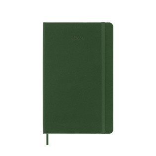 Kalendarz tygodniowy MOLESKINE 2025, 12M, L, twarda oprawa, 13x21cm, myrtle green