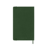 Kalendarz tygodniowy MOLESKINE 2025, 12M, L, twarda oprawa, 13x21cm, myrtle green