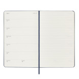 Kalendarz tygodniowy MOLESKINE 2025, 12M, L, twarda oprawa, 13x21cm, sapphire blue