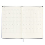 Kalendarz tygodniowy MOLESKINE 2025, 12M, L, twarda oprawa, 13x21cm, sapphire blue