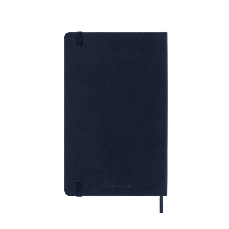 Kalendarz tygodniowy MOLESKINE 2025, 12M, L, twarda oprawa, 13x21cm, sapphire blue