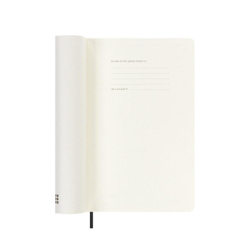 Kalendarz tygodniowy MOLESKINE 2025, L, synt. skóra węża, edycja limitowana, 13x21cm, w pudełku, czarny