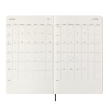 Kalendarz tygodniowy MOLESKINE 2025, L, synt. skóra węża, edycja limitowana, 13x21cm, w pudełku, czarny