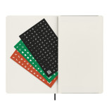 Kalendarz tygodniowy MOLESKINE 2025, L, synt. skóra węża, edycja limitowana, 13x21cm, w pudełku, czarny