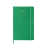 Kalendarz tygodniowy MOLESKINE 2025, L, synt. skóra węża, edycja limitowana, 13x21cm, w pudełku, zielony