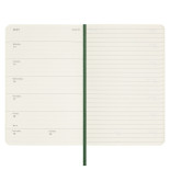 Kalendarz tygodniowy MOLESKINE 2025, 12M, P, miękka oprawa, 9x14cm, myrtle green