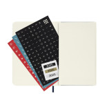 Kalendarz tygodniowy MOLESKINE 2025, 12M, P, miękka oprawa, 9x14cm, sapphire blue