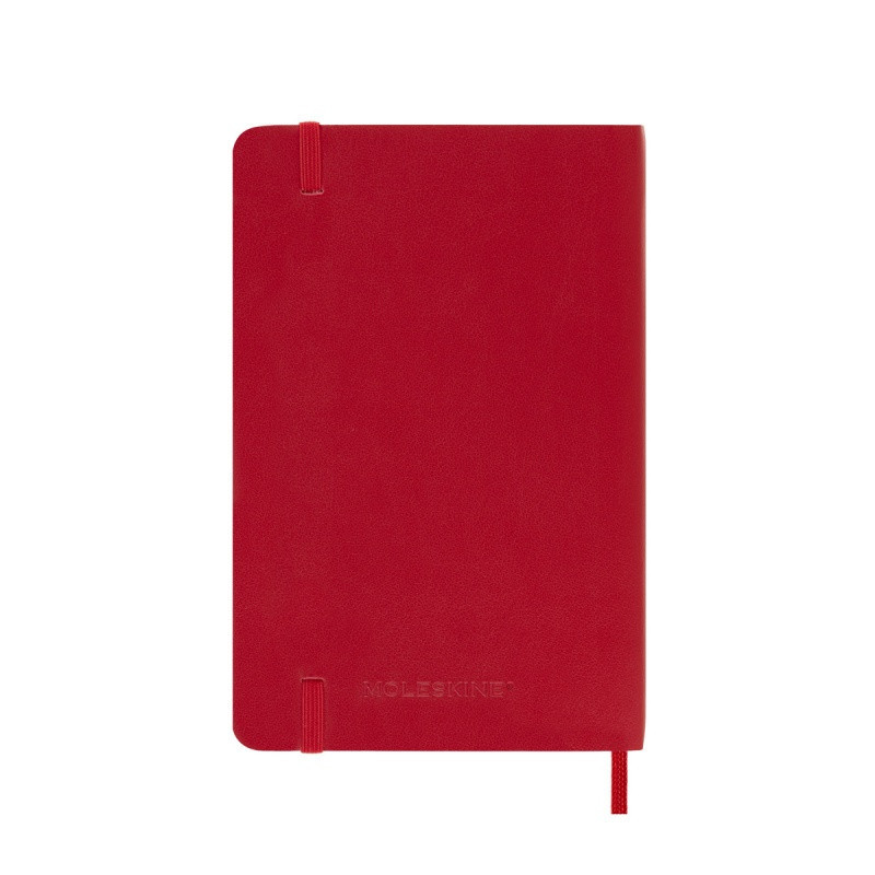 Kalendarz tygodniowy MOLESKINE 2025, 12M, P, miękka oprawa, 9x14cm, scarlet red