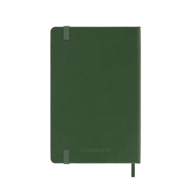 Kalendarz tygodniowy MOLESKINE 2025, 12M, P, twarda oprawa, 9x14cm, myrtle green