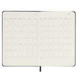 Kalendarz tygodniowy MOLESKINE 2025, 12M, P, twarda oprawa, 9x14cm, sapphire blue