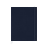 Kalendarz tygodniowy MOLESKINE 2025, 12M, XL, twarda oprawa, 19x25cm, sapphire blue