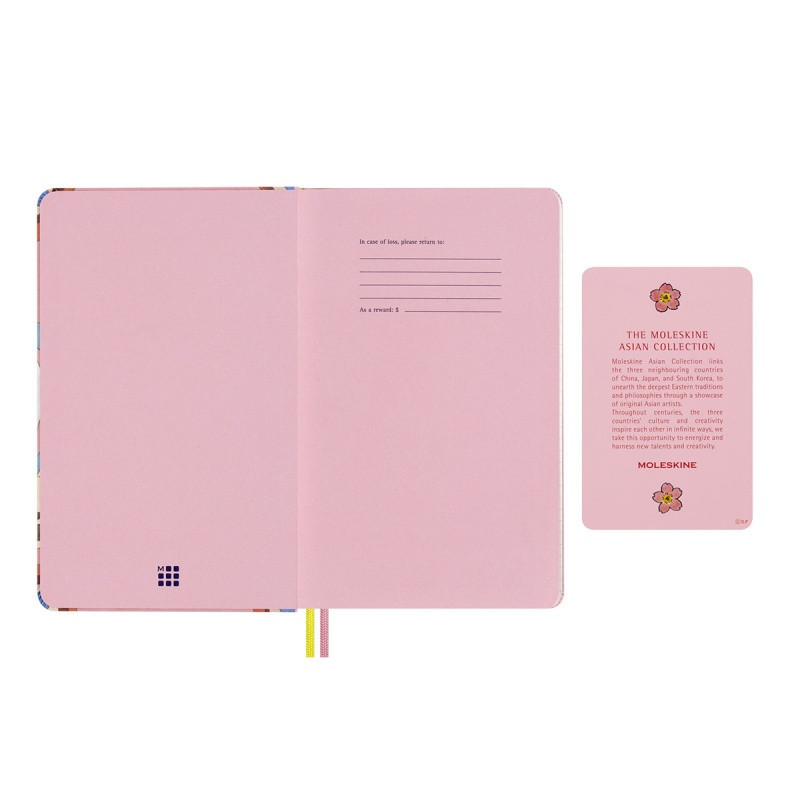 Kalendarz tygodniowy MOLESKINE bez dat, L, Sakura, edycja limitowana, 13x21cm