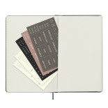 Kalendarz tygodniowy MOLESKINE bez dat, L, twarda oprawa, 13x21cm, czarny