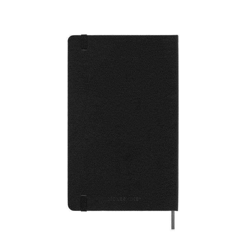 Kalendarz tygodniowy MOLESKINE bez dat, L, twarda oprawa, 13x21cm, czarny
