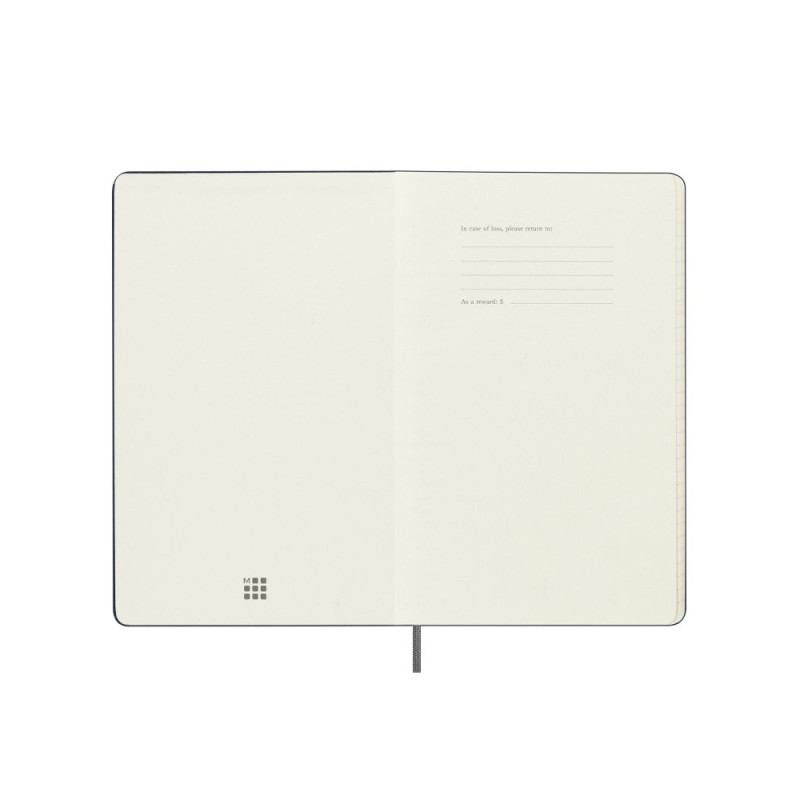 Kalendarz tygodniowy MOLESKINE Smart 2025, L, twarda oprawa, 13x21cm, czarny