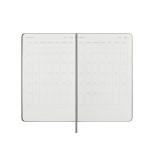 Kalendarz tygodniowy MOLESKINE Smart 2025, L, twarda oprawa, 13x21cm, czarny