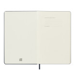 Kalendarz tygodniowy vertykalny MOLESKINE 2025, 12M, L, twarda oprawa, 13x21cm, czarny