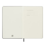 Kalendarz tygodniowy vertykalny MOLESKINE Pro 2025, 12M, L, twarda oprawa, 13x21cm, czarny