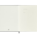 Kalendarz tygodniowy vertykalny MOLESKINE Pro 2025, 12M, XL, twarda oprawa, 19x25cm, czarny