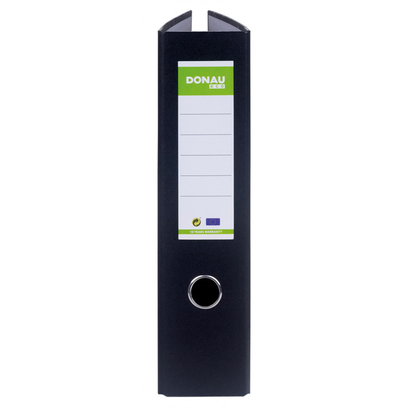 Segregator DONAU ECO, A4/80mm, grzbiet czarny