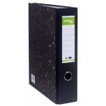 Segregator DONAU ECO, A4/80mm, grzbiet czarny