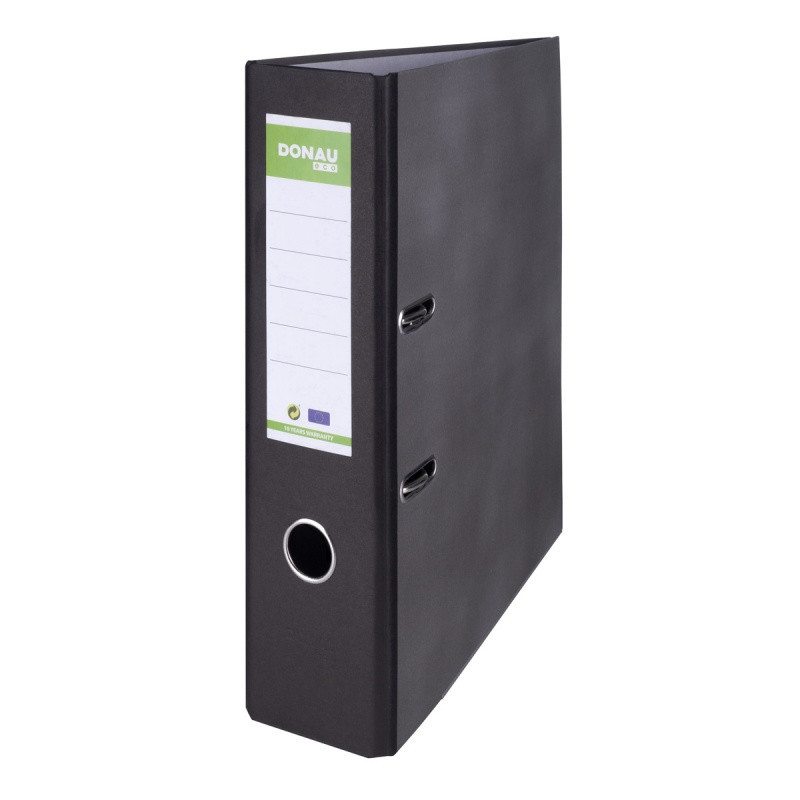 Segregator DONAU ECO, A4/80mm, grzbiet czarny