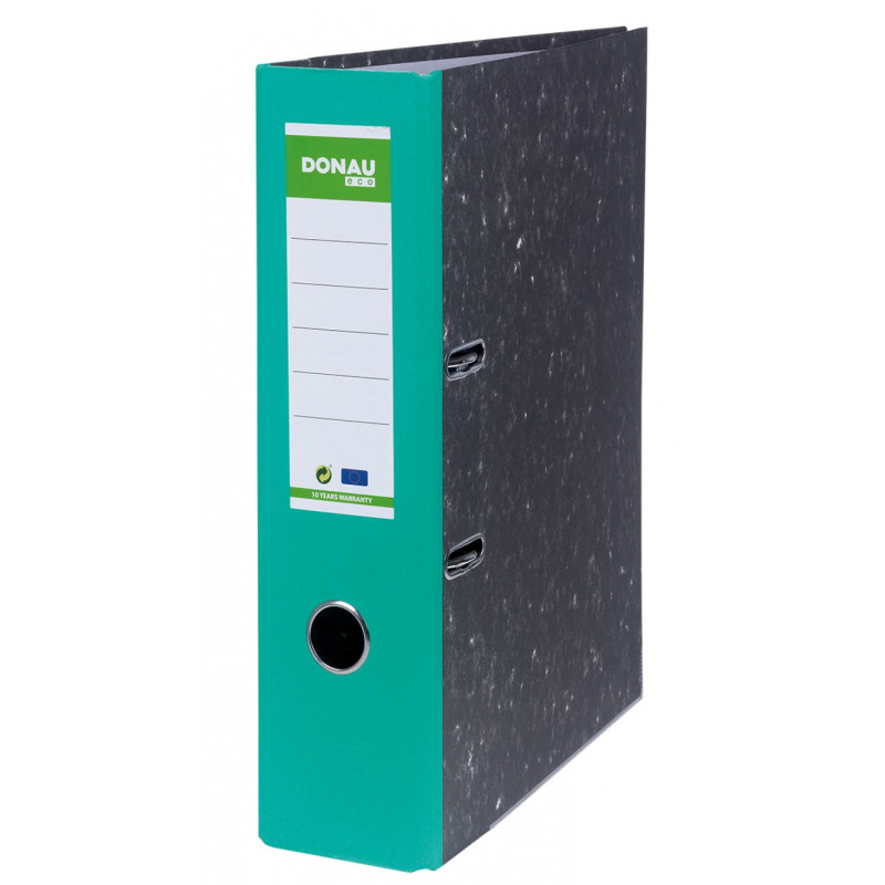 Segregator DONAU ECO, A4/80mm, grzbiet zielony