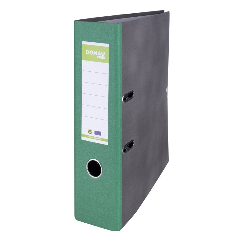 Segregator DONAU ECO, A4/80mm, grzbiet zielony